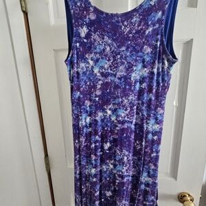 Women's Purple Sleeveless Dress